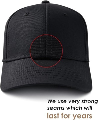 Mens Structured Baseball Cap
